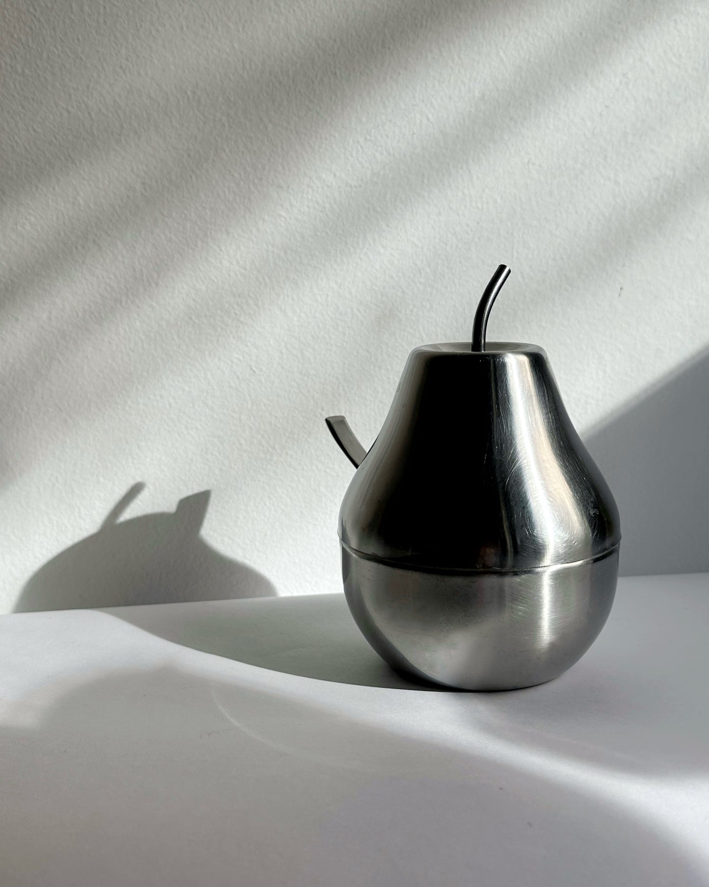 Vintage 1970s Morinox Pear Shaped Sugar Bowl