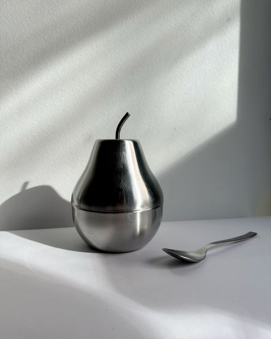 Vintage 1970s Morinox Pear Shaped Sugar Bowl