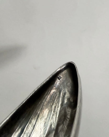 Vintage 1970s Silver Plated Mussel Shell Vide Poche