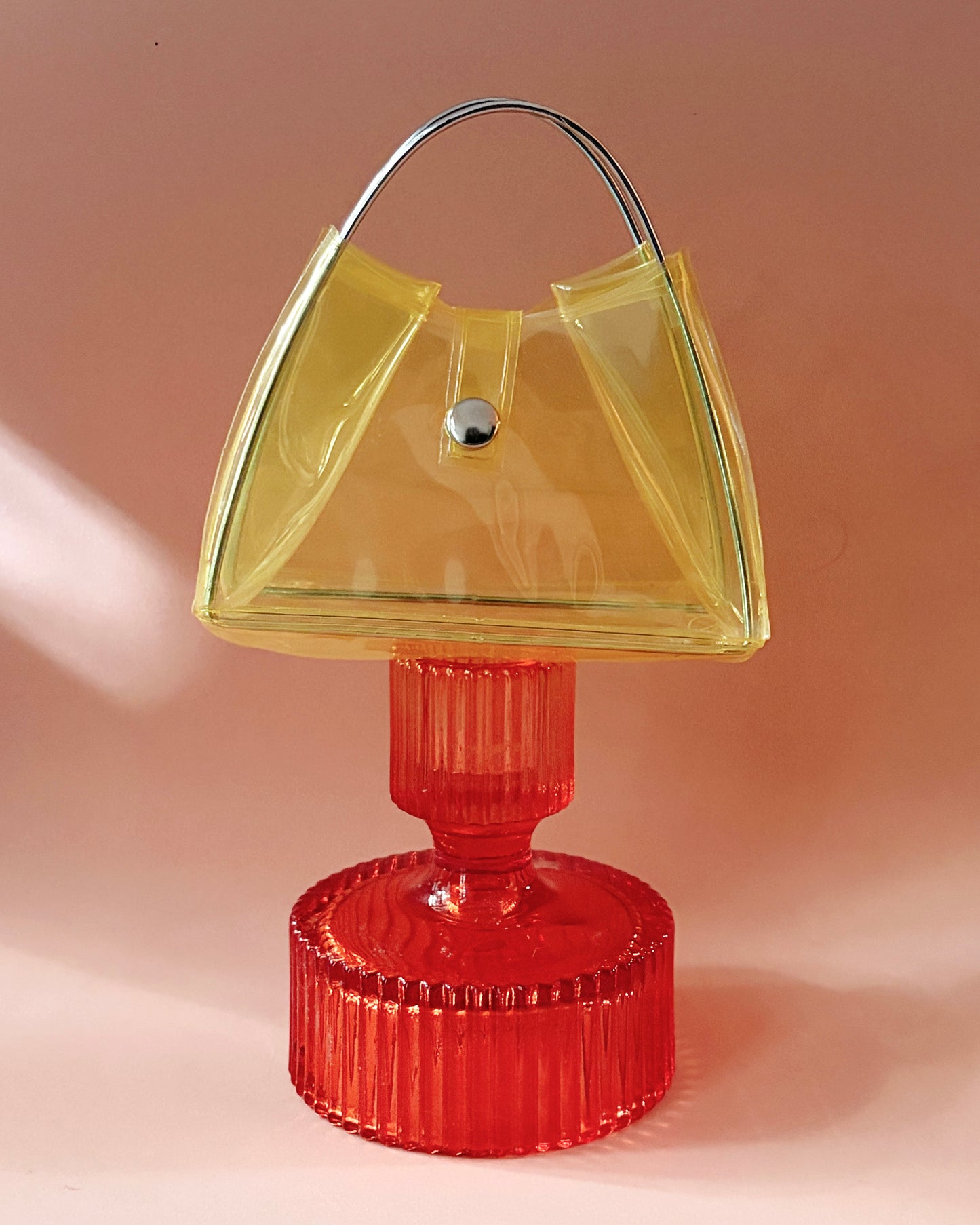 Vintage 1980s Neon Yellow Jelly Mini Bag