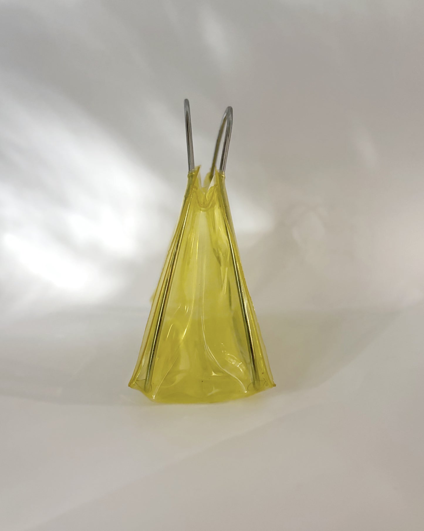 Vintage 1980s Neon Yellow Jelly Mini Bag