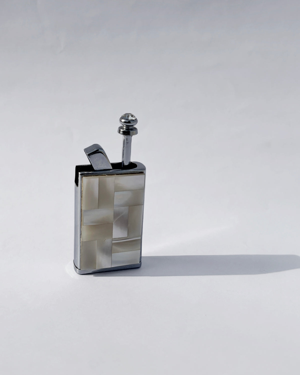 Rare Mid-Century Japanese Hanabusa Mother-of-Pearl Perfume Atomizer