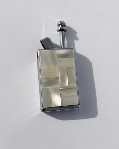 Rare Mid-Century Japanese Hanabusa Mother-of-Pearl Perfume Atomizer