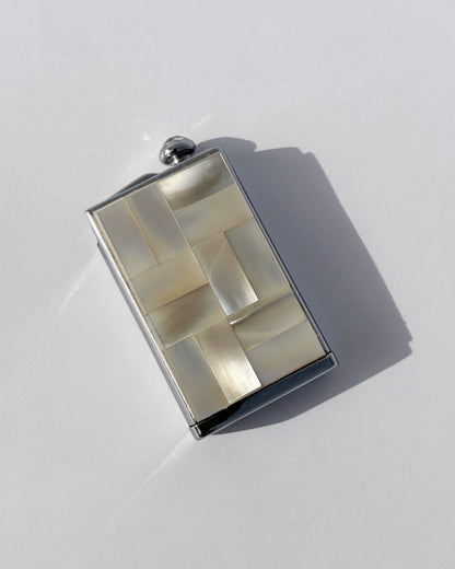 Rare Mid-Century Japanese Hanabusa Mother-of-Pearl Perfume Atomizer