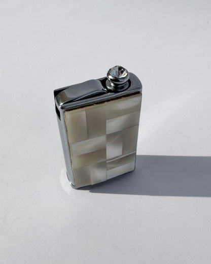 Rare Mid-Century Japanese Hanabusa Mother-of-Pearl Perfume Atomizer