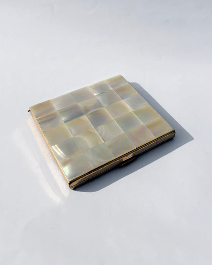Vintage Mid-Century Mother-of-Pearl Cigarette Case