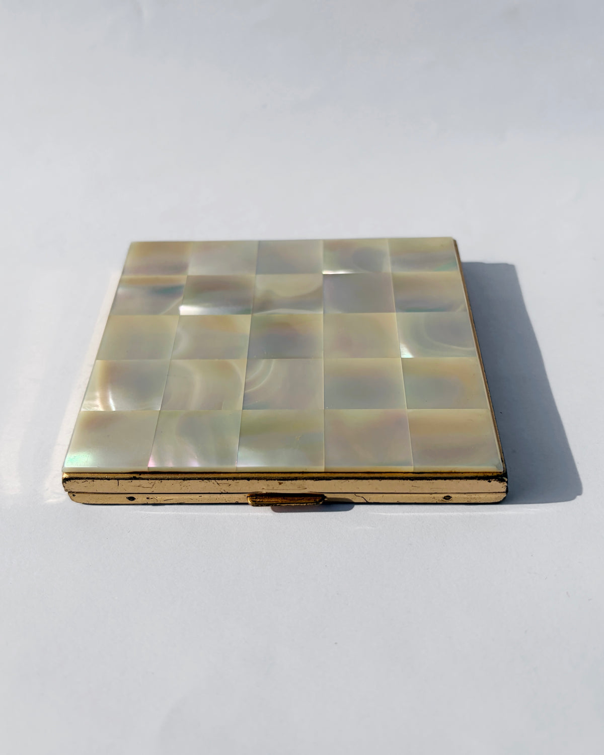 Vintage Mid-Century Mother-of-Pearl Cigarette Case