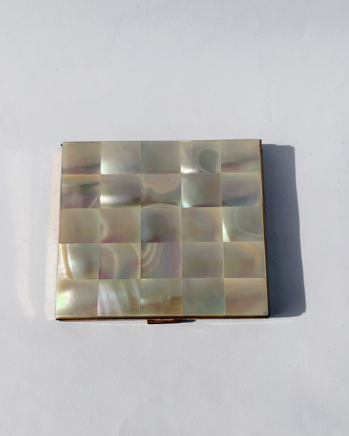 Vintage Mid-Century Mother-of-Pearl Cigarette Case