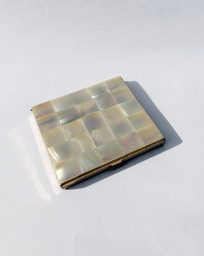 Vintage Mid-Century Mother-of-Pearl Cigarette Case