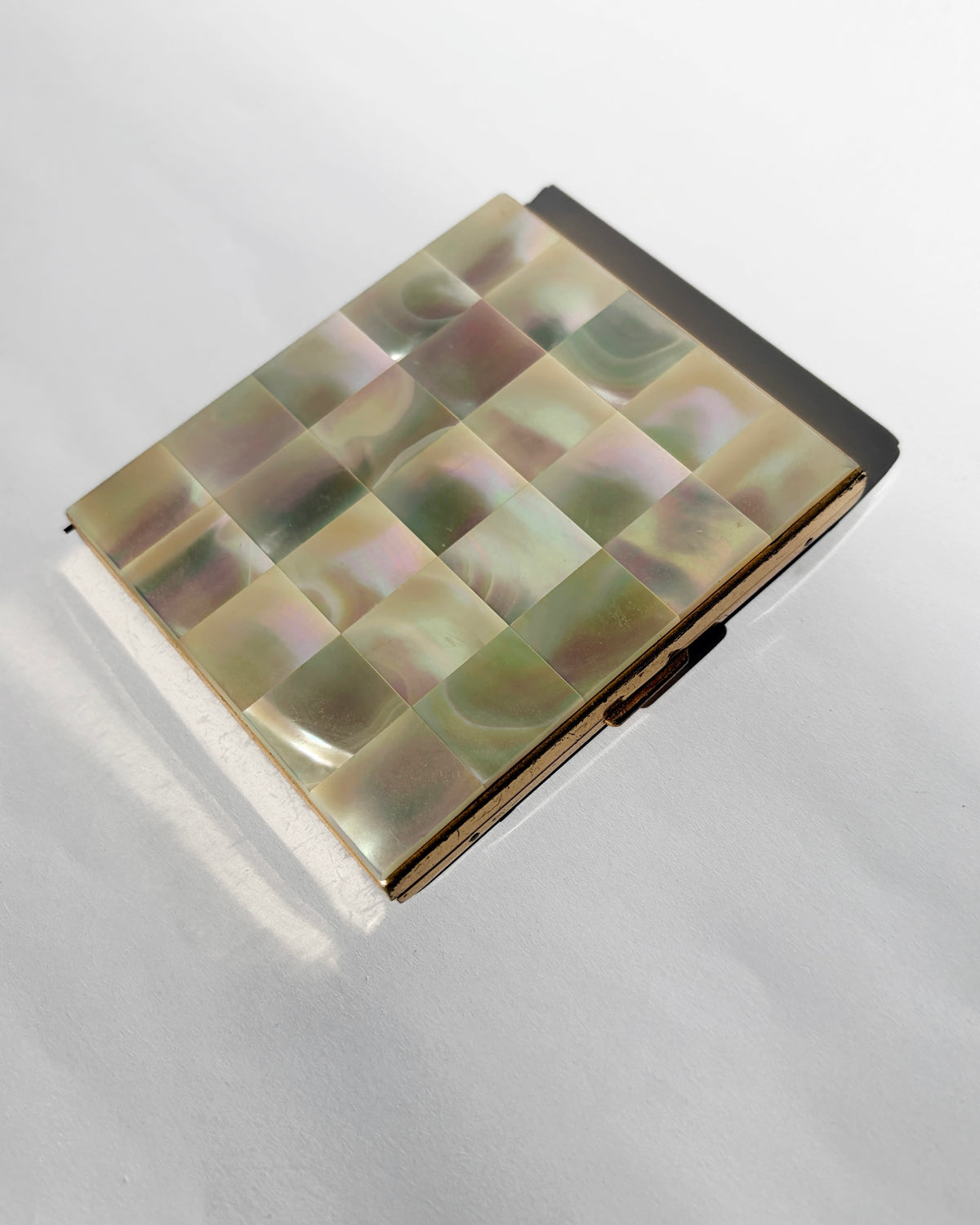 Vintage Mid-Century Mother-of-Pearl Cigarette Case