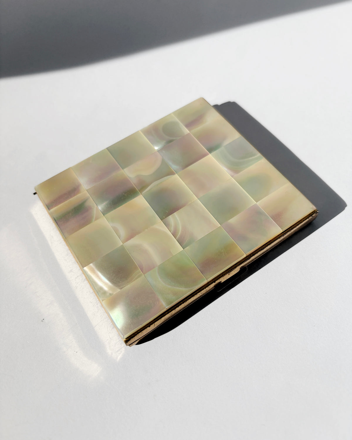 Vintage Mid-Century Mother-of-Pearl Cigarette Case
