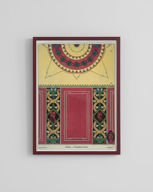 Antique 1920s German Art Deco Decorative Design Plate