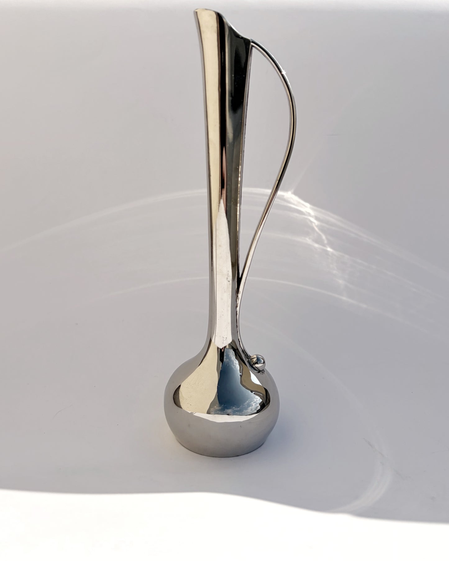 Vintage Mid-Century Silver Plated Bud Vase