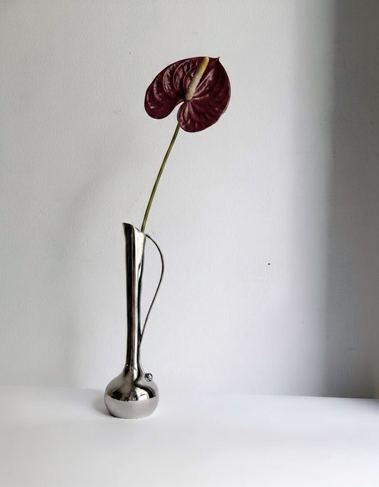 Vintage Mid-Century Silver Plated Bud Vase