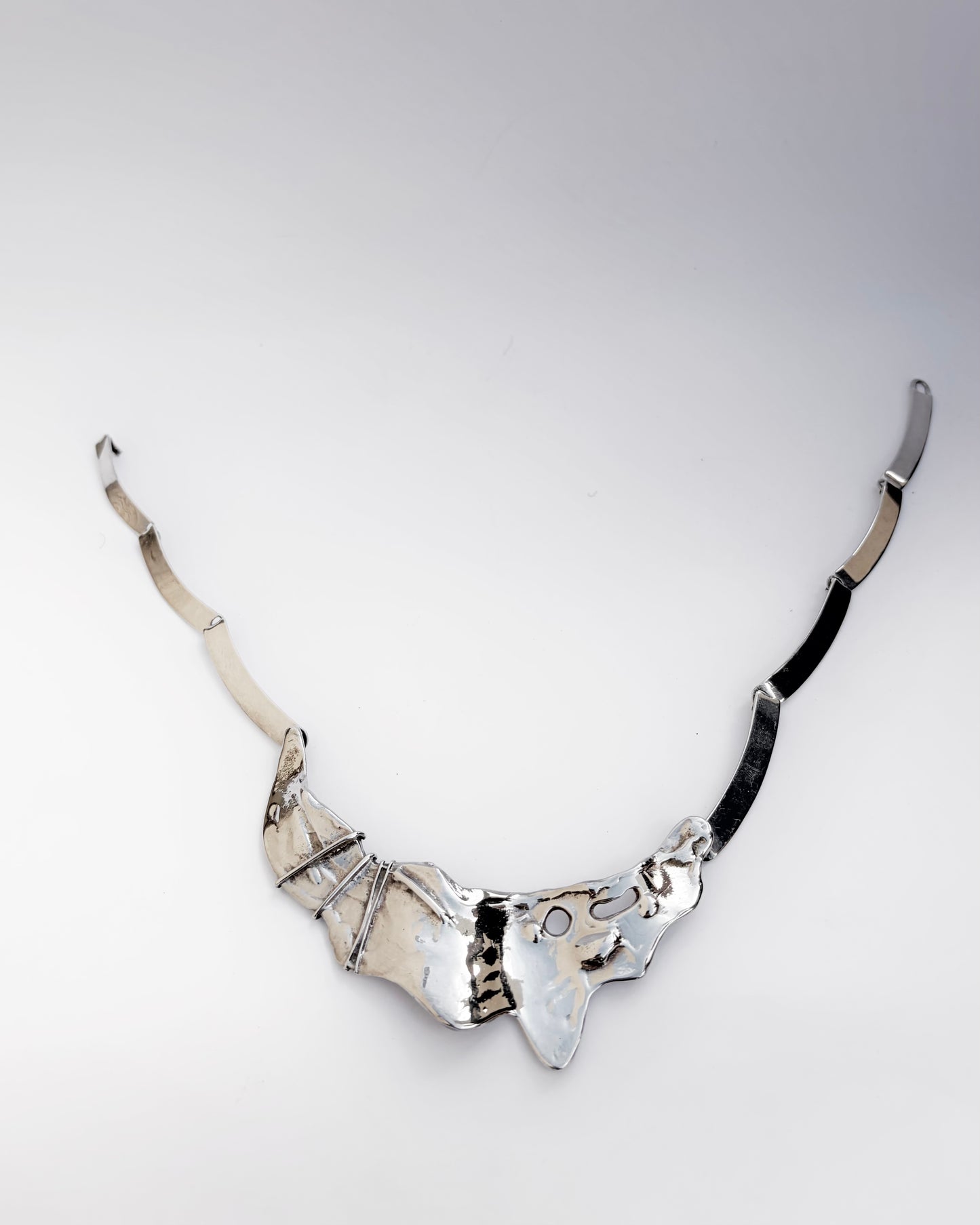 Vintage 1970s Brutalist Sculptural Necklace