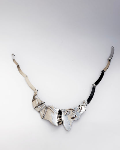 Vintage 1970s Brutalist Sculptural Necklace