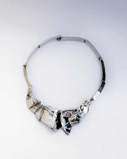Vintage 1970s Brutalist Sculptural Necklace