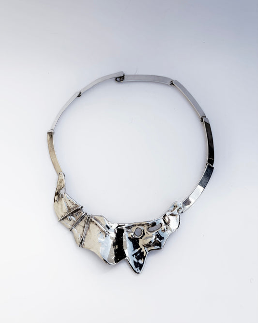 Vintage 1970s Brutalist Sculptural Necklace