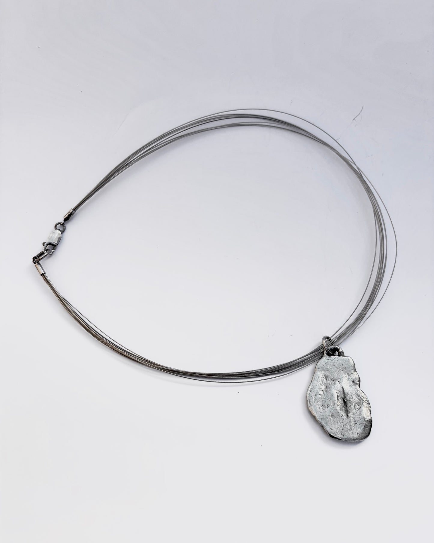 Vintage 1980 Modernist Figurative Necklace