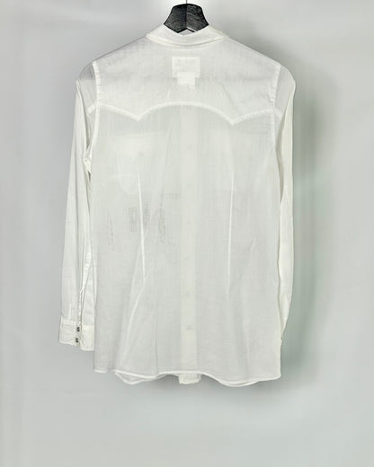Agnes B. White Embroidered Shirt - Artist Collection