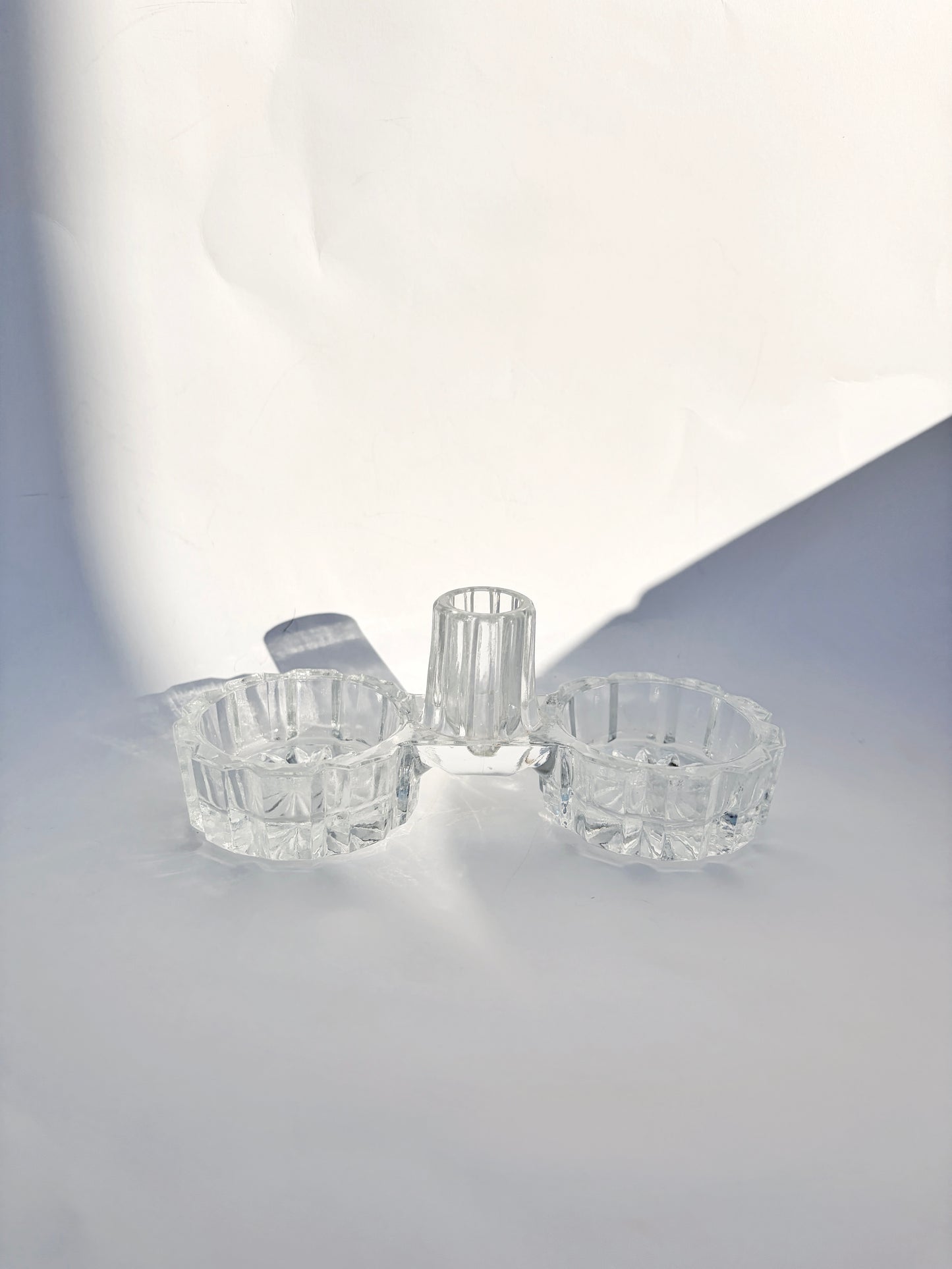 Vintage Crystal Salt, Pepper & Toothpick Set