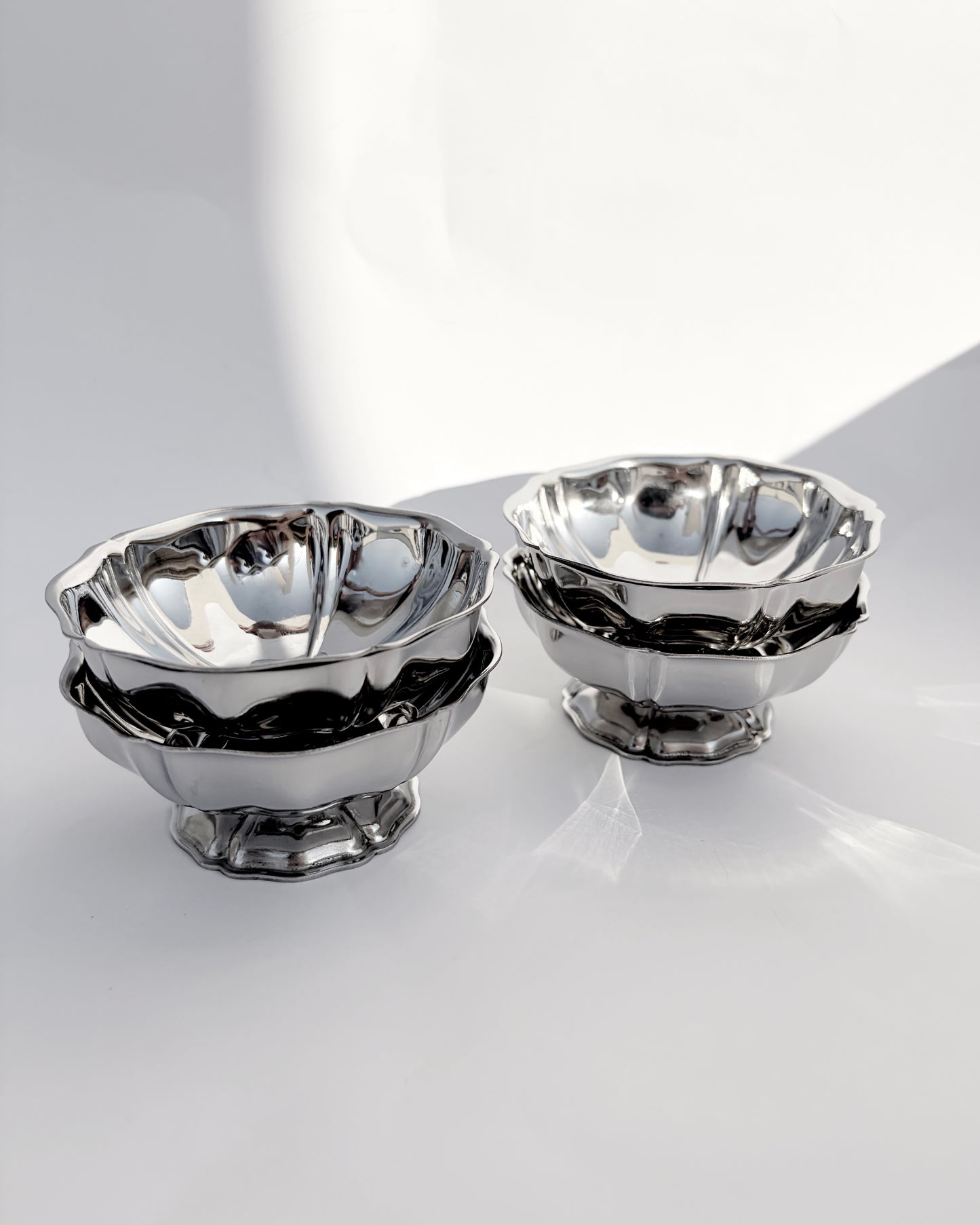 Vintage 1970s Stainless Steel Dessert Cups - Set of 4 or 8