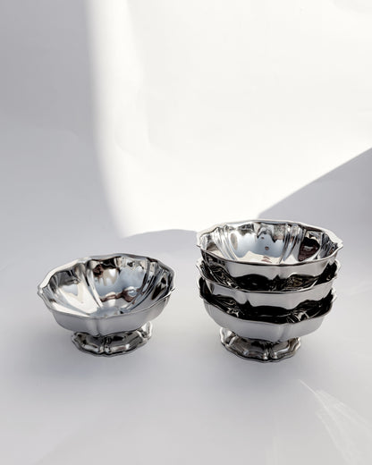 Vintage 1970s Stainless Steel Dessert Cups - Set of 4 or 8