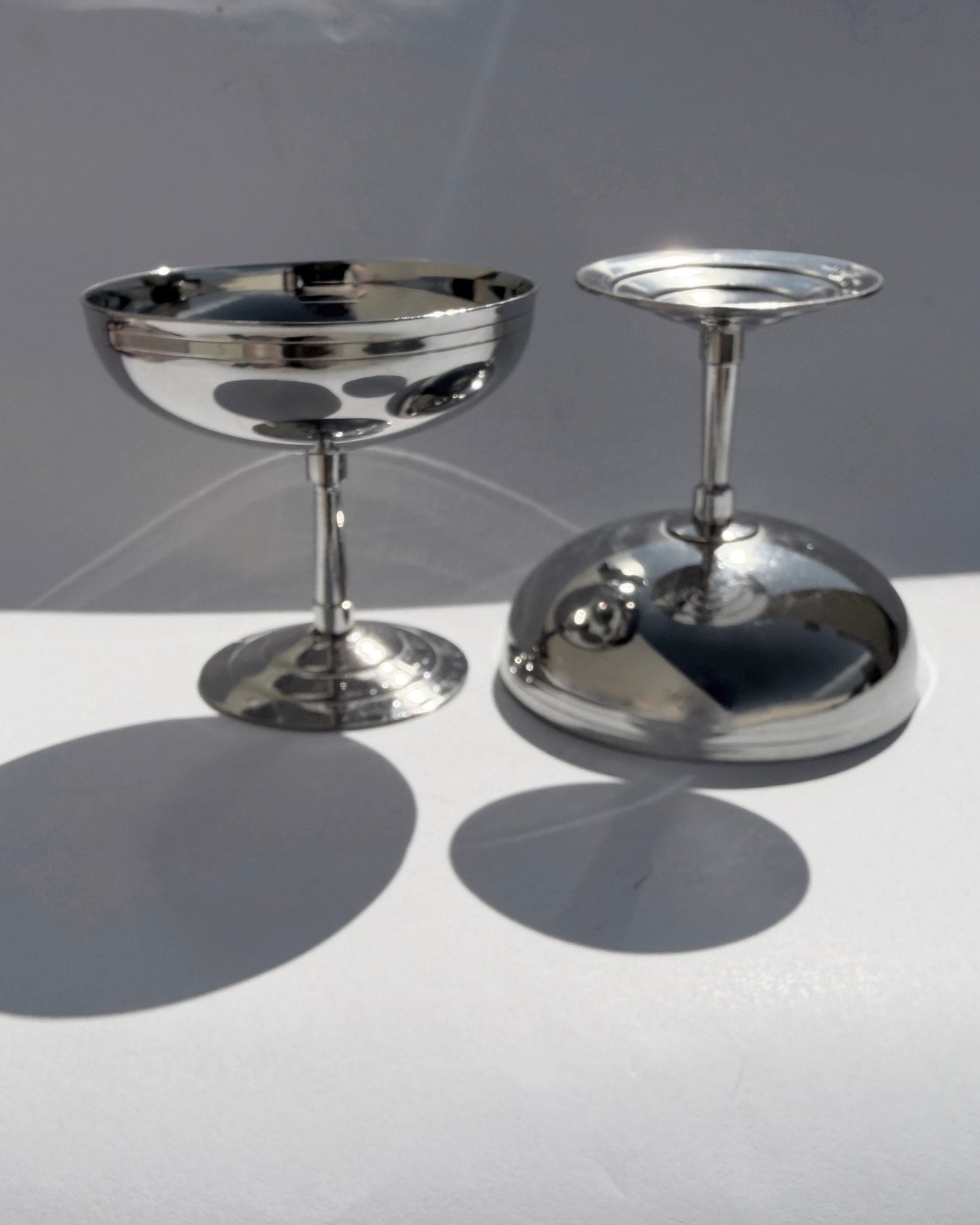 Vintage 1970s Létang Rémy Dessert Coupes – Set of 2