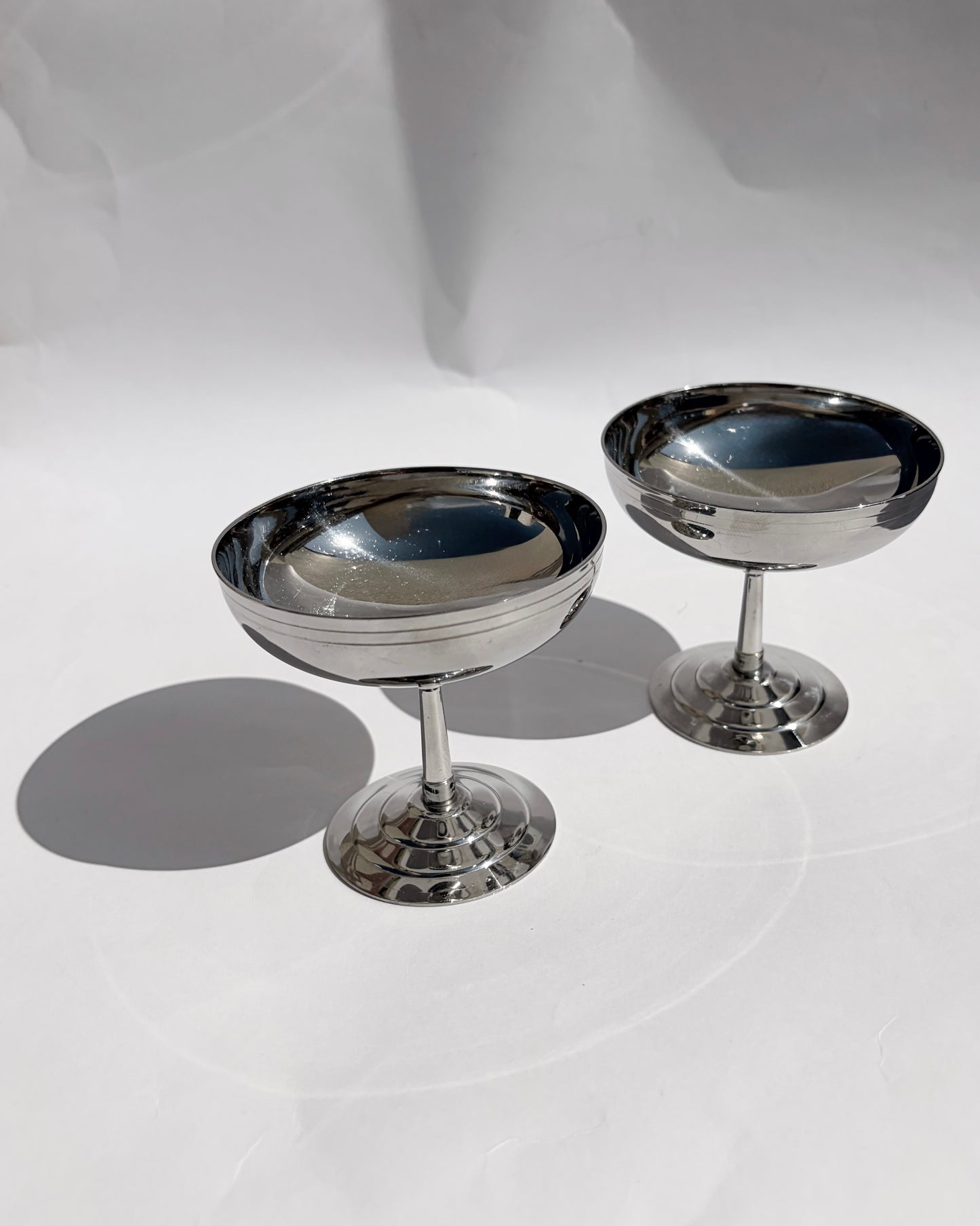 Vintage 1970s Létang Rémy Dessert Coupes – Set of 2