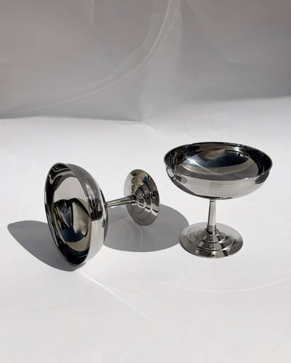 Vintage 1970s Létang Rémy Dessert Coupes – Set of 2
