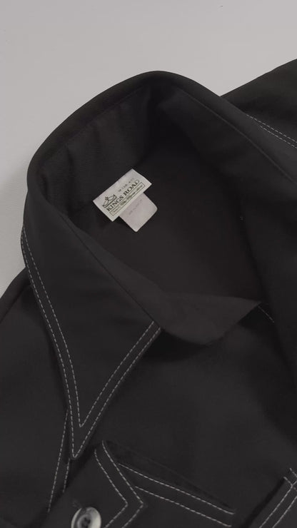 70s King’s Road Black Western Shirt