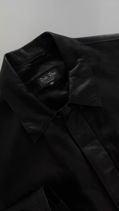 Vintage 2000s Black Leather Jacket