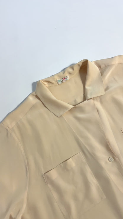 90s Pure Silk Short Sleeve Shirt