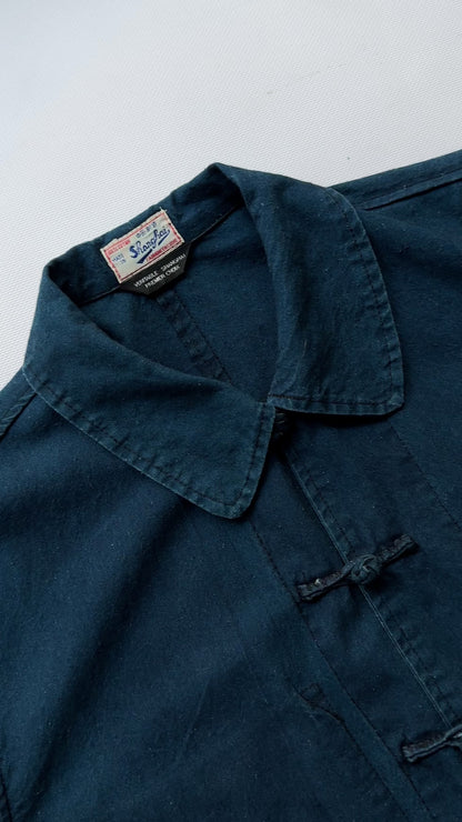 Rare 1950s Shanghai Indigo Work Shirt Jacket