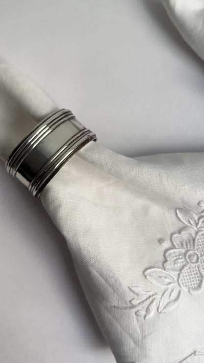 Vintage Silver Plated Napkin Rings – Set of 2