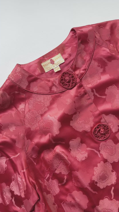 1960s Royal Lynne Silk Brocade Dress Coat