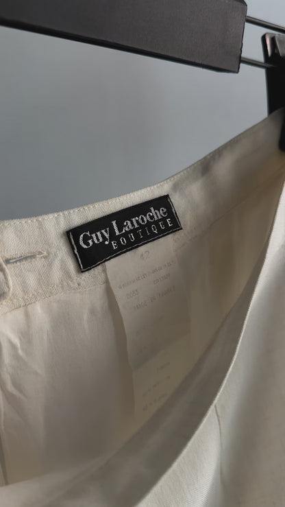 90s Guy Laroche High-Waist Pencil Skirt